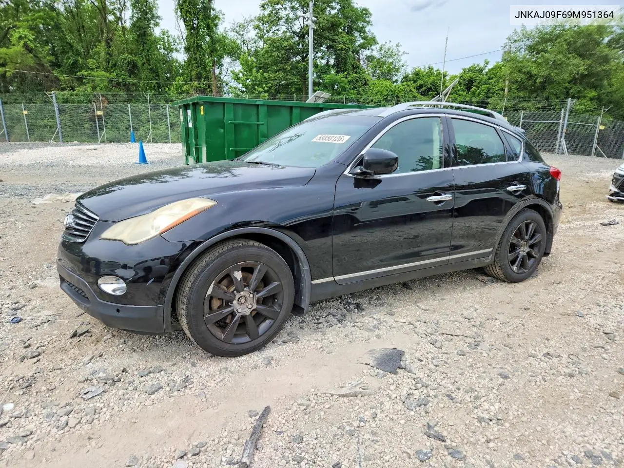 2009 Infiniti Ex35 Base VIN: JNKAJ09F69M951364 Lot: 58050126