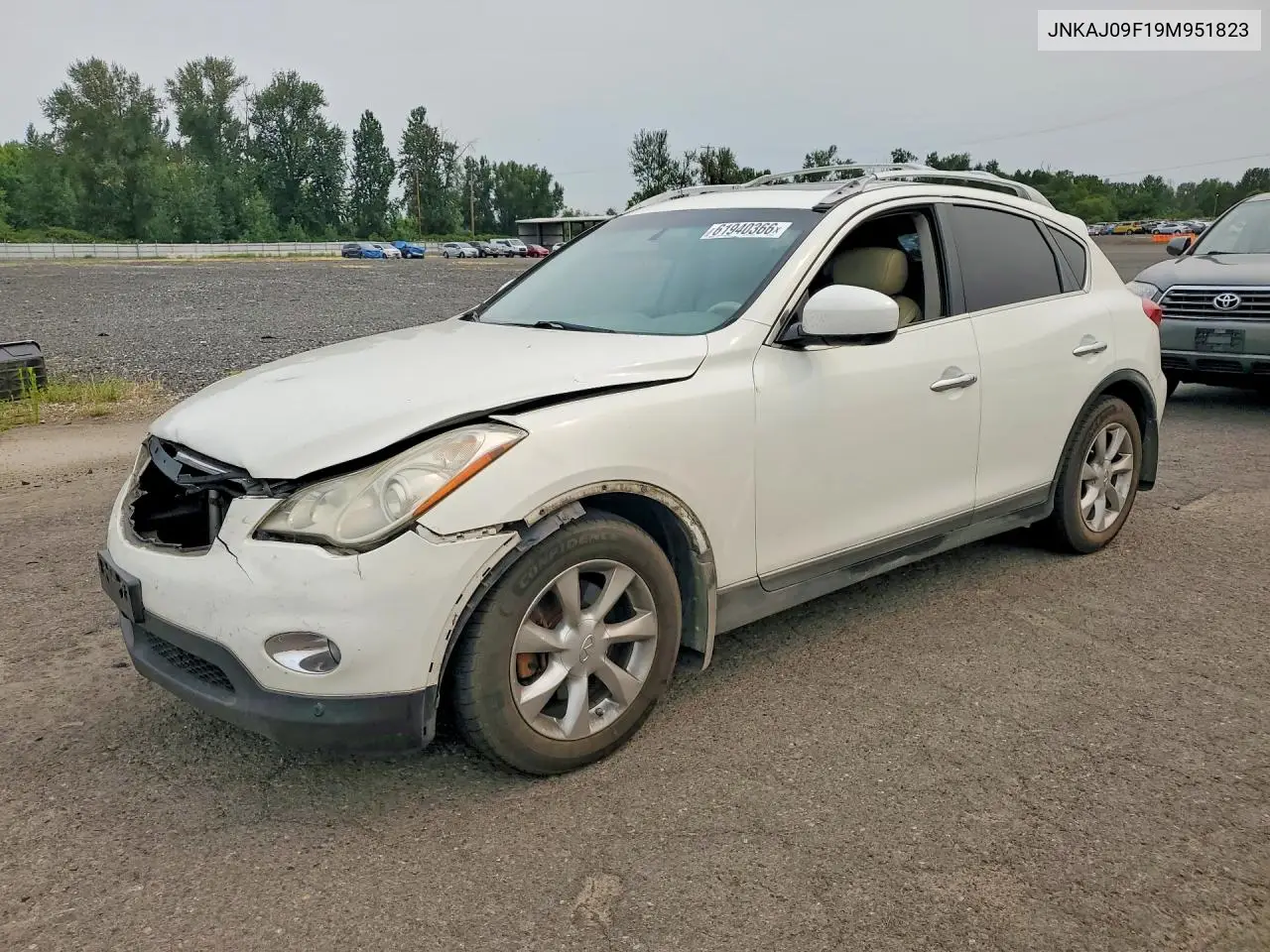 2009 Infiniti Ex35 VIN: JNKAJ09F19M951823 Lot: 61940366