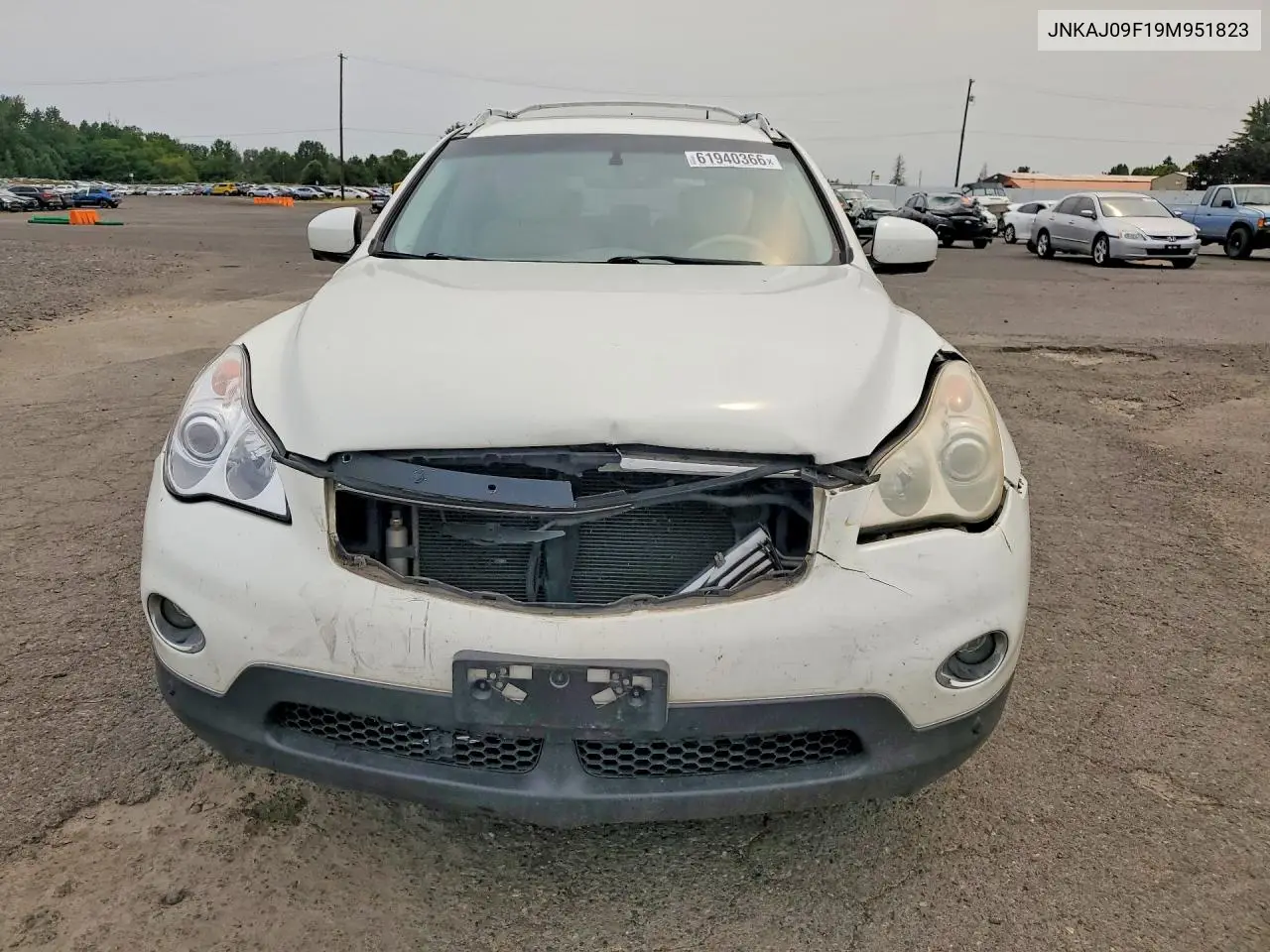 2009 Infiniti Ex35 VIN: JNKAJ09F19M951823 Lot: 61940366