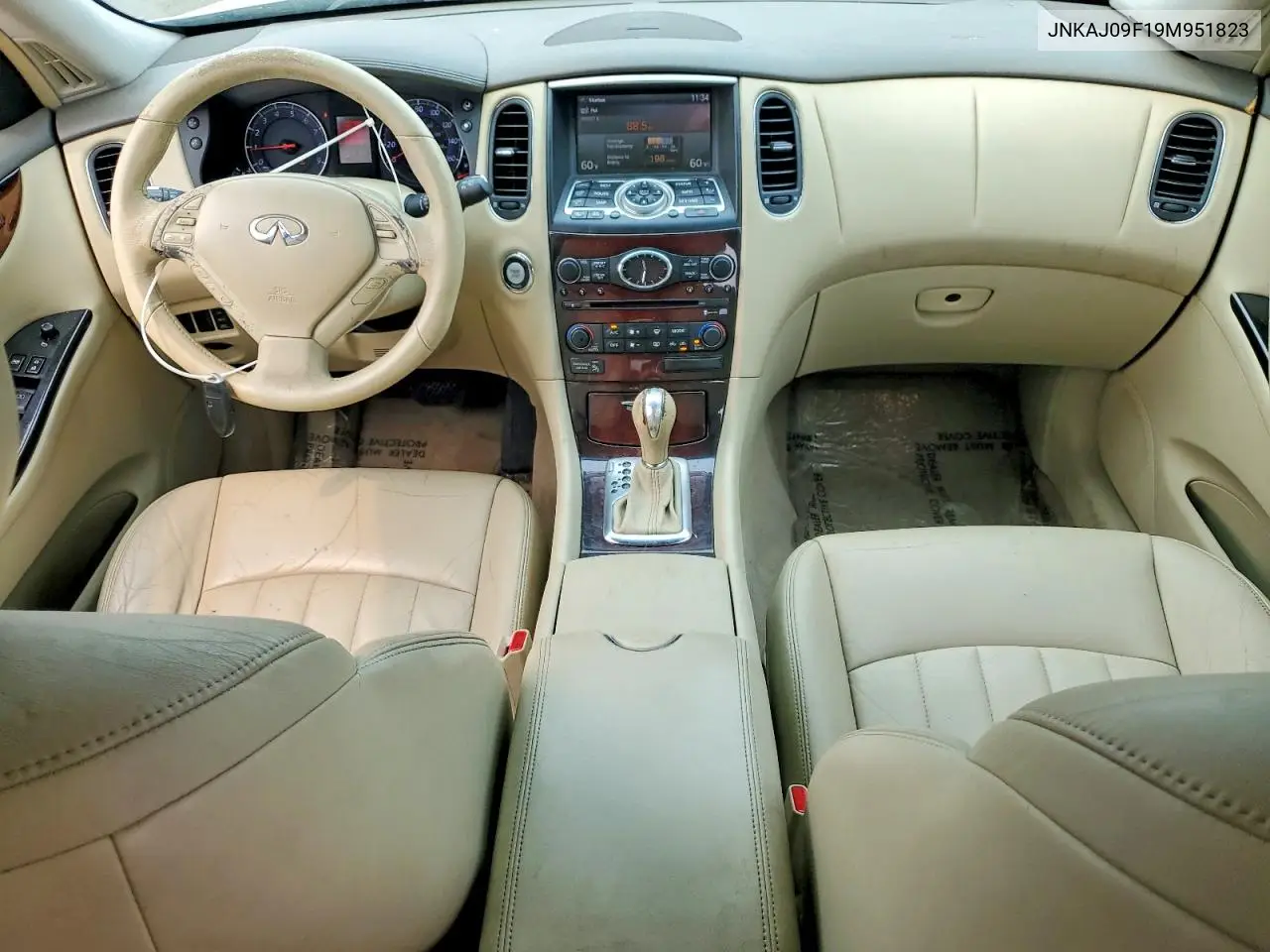 2009 Infiniti Ex35 VIN: JNKAJ09F19M951823 Lot: 61940366