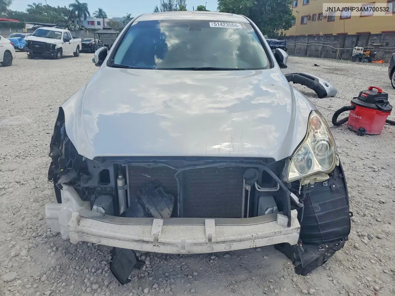 2010 Infiniti Ex35 Base VIN: JN1AJ0HP3AM700532 Lot: 51423556