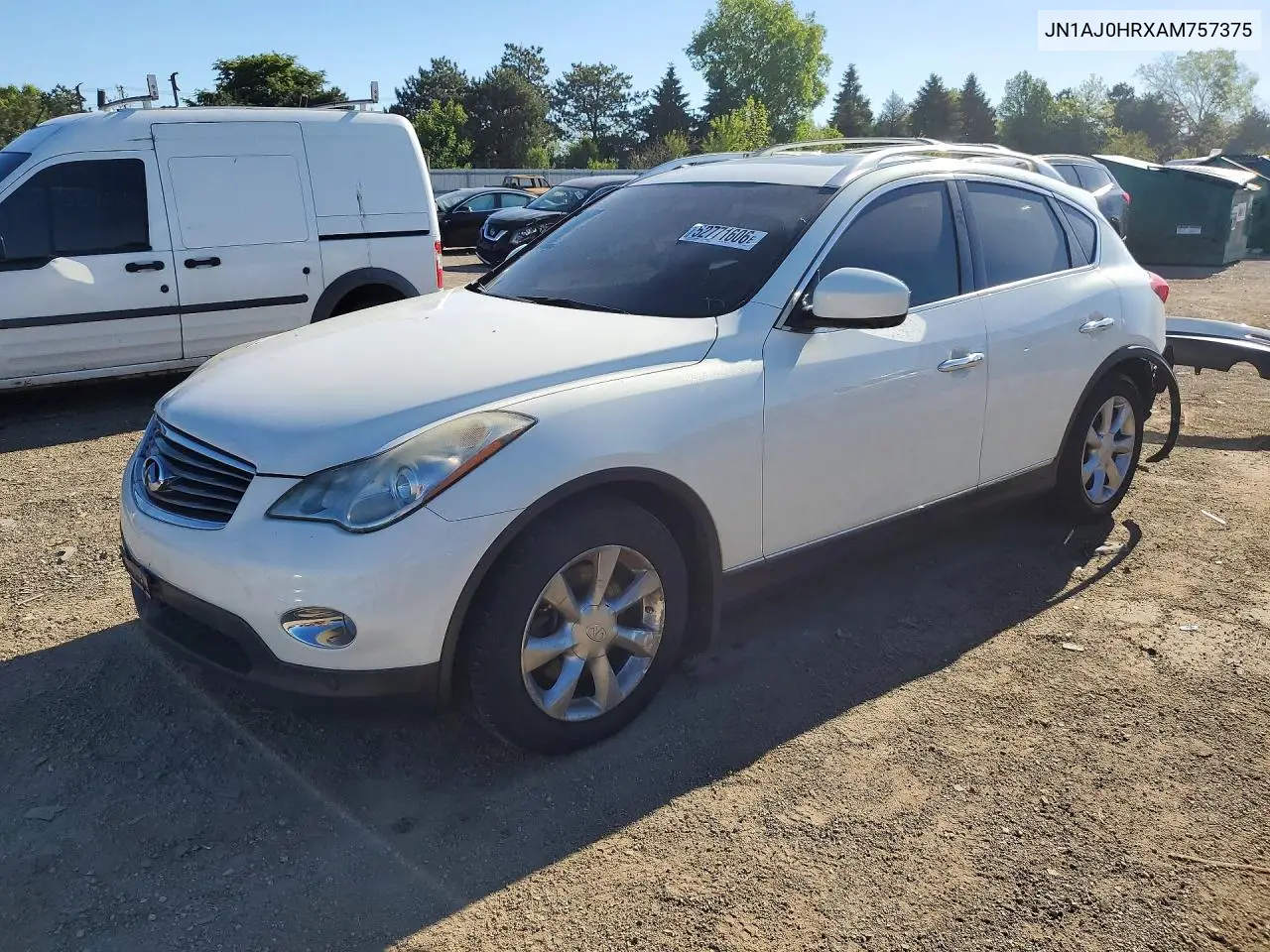 2010 Infiniti Ex35 Base VIN: JN1AJ0HRXAM757375 Lot: 52771606