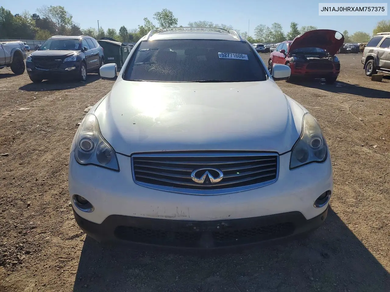 2010 Infiniti Ex35 Base VIN: JN1AJ0HRXAM757375 Lot: 52771606