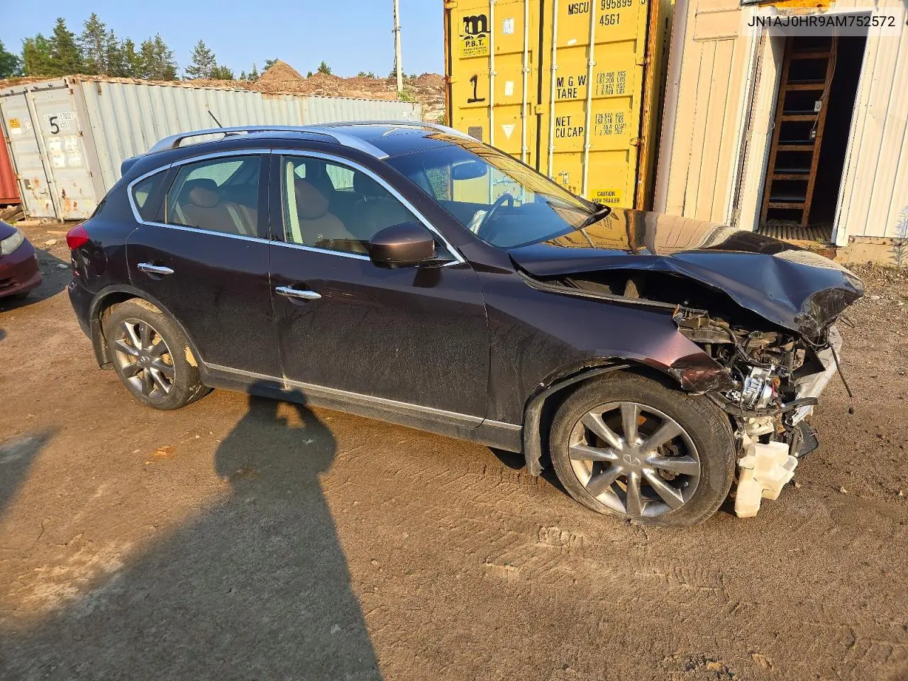 2010 Infiniti Ex35 Base VIN: JN1AJ0HR9AM752572 Lot: 57373216