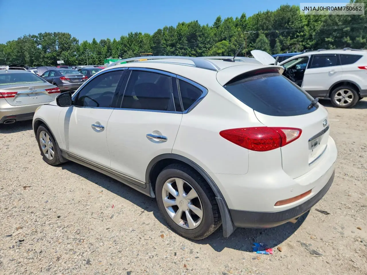 2010 Infiniti Ex35 Base VIN: JN1AJ0HR0AM750662 Lot: 57890026