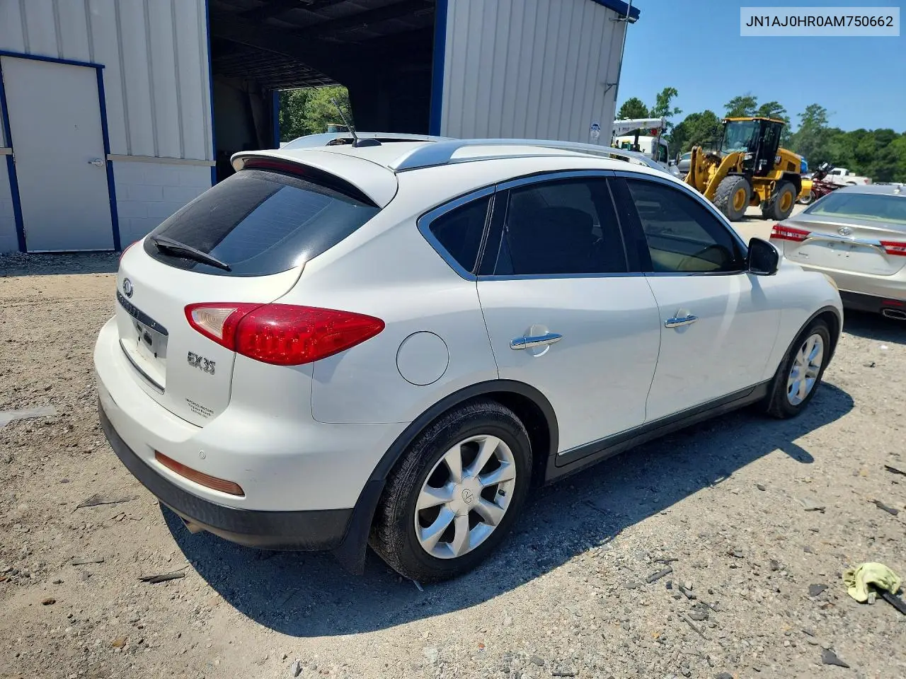 2010 Infiniti Ex35 Base VIN: JN1AJ0HR0AM750662 Lot: 57890026
