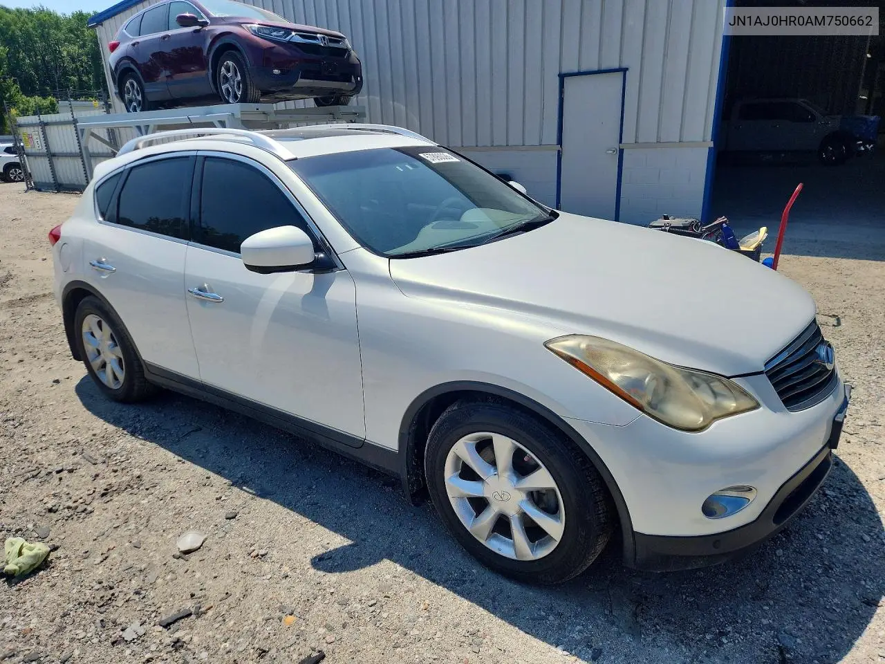 2010 Infiniti Ex35 Base VIN: JN1AJ0HR0AM750662 Lot: 57890026