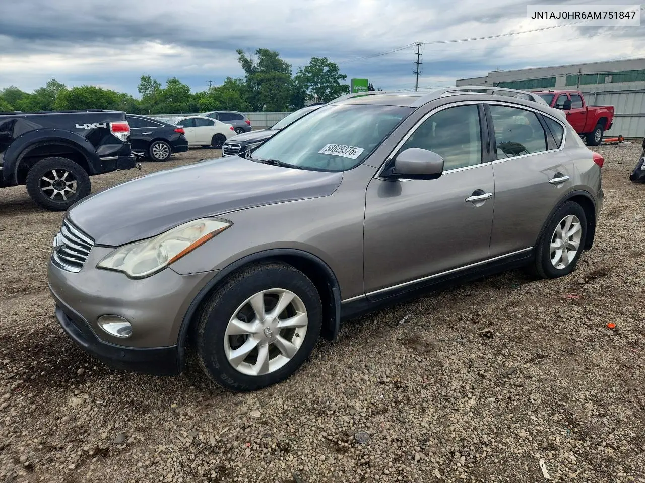 2010 Infiniti Ex35 Base VIN: JN1AJ0HR6AM751847 Lot: 58629376