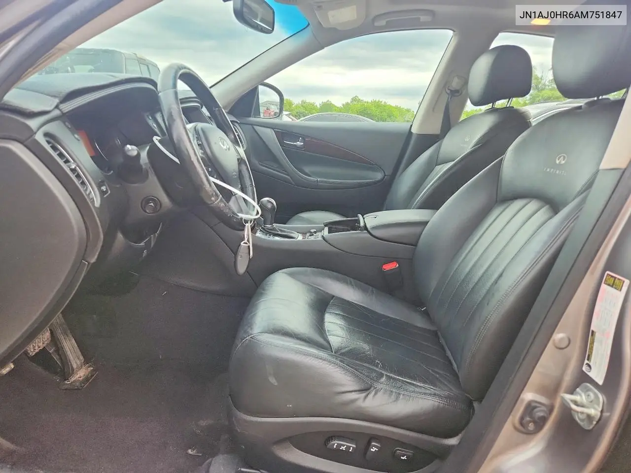 2010 Infiniti Ex35 Base VIN: JN1AJ0HR6AM751847 Lot: 58629376