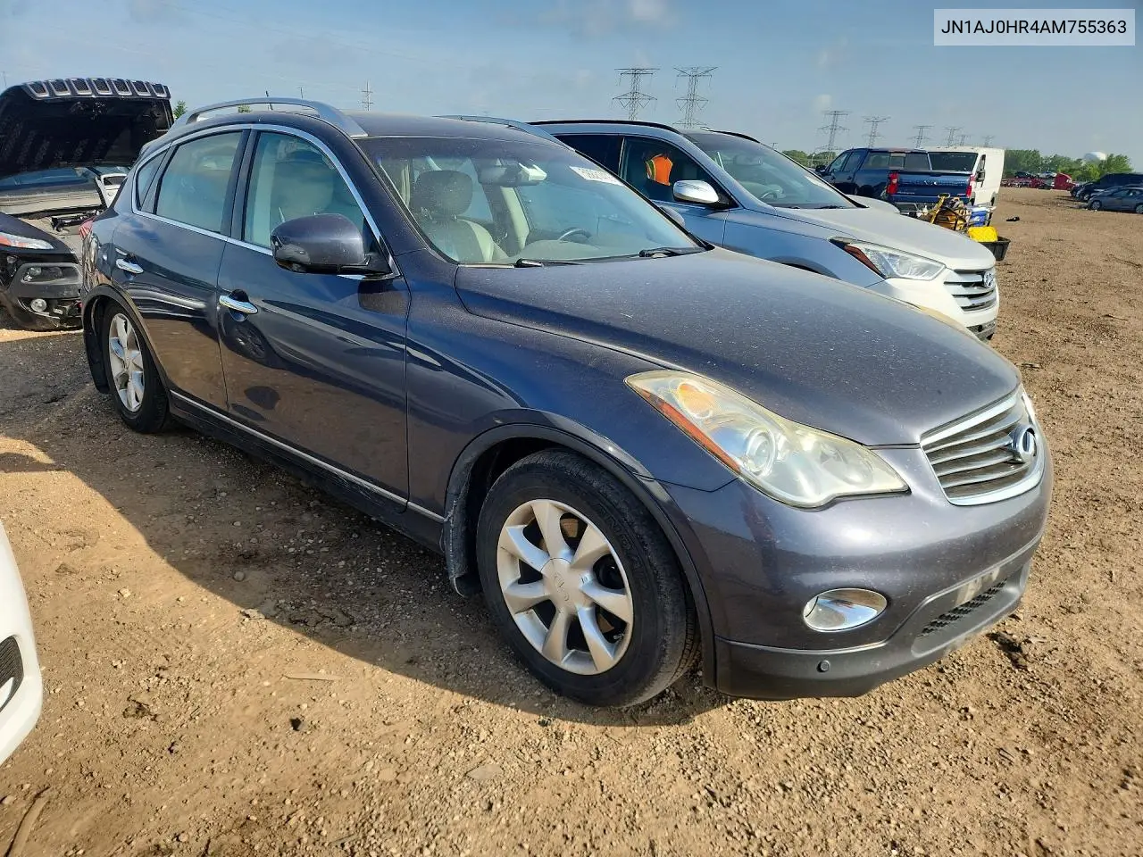 2010 Infiniti Ex35 Base VIN: JN1AJ0HR4AM755363 Lot: 59221406