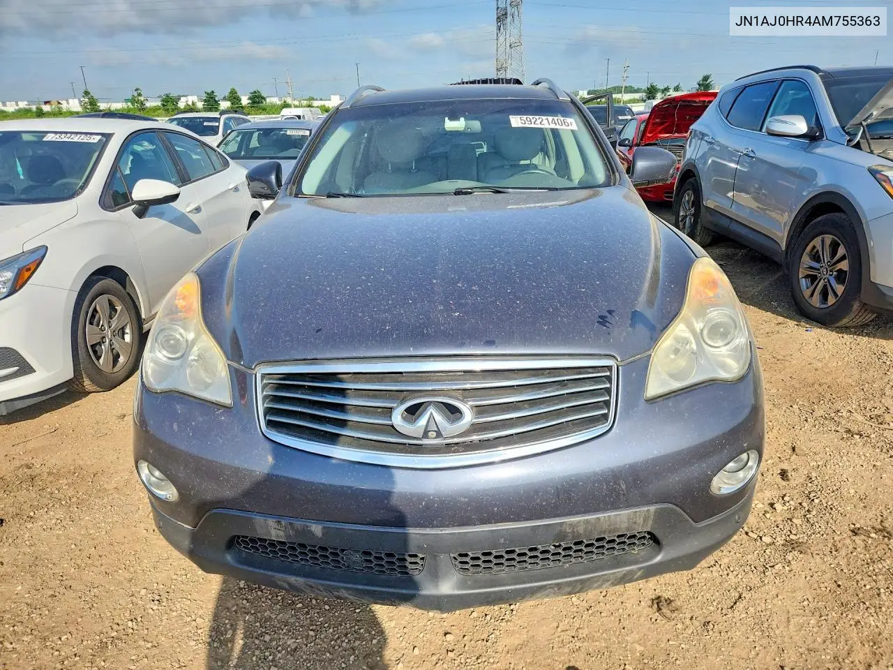 2010 Infiniti Ex35 Base VIN: JN1AJ0HR4AM755363 Lot: 59221406