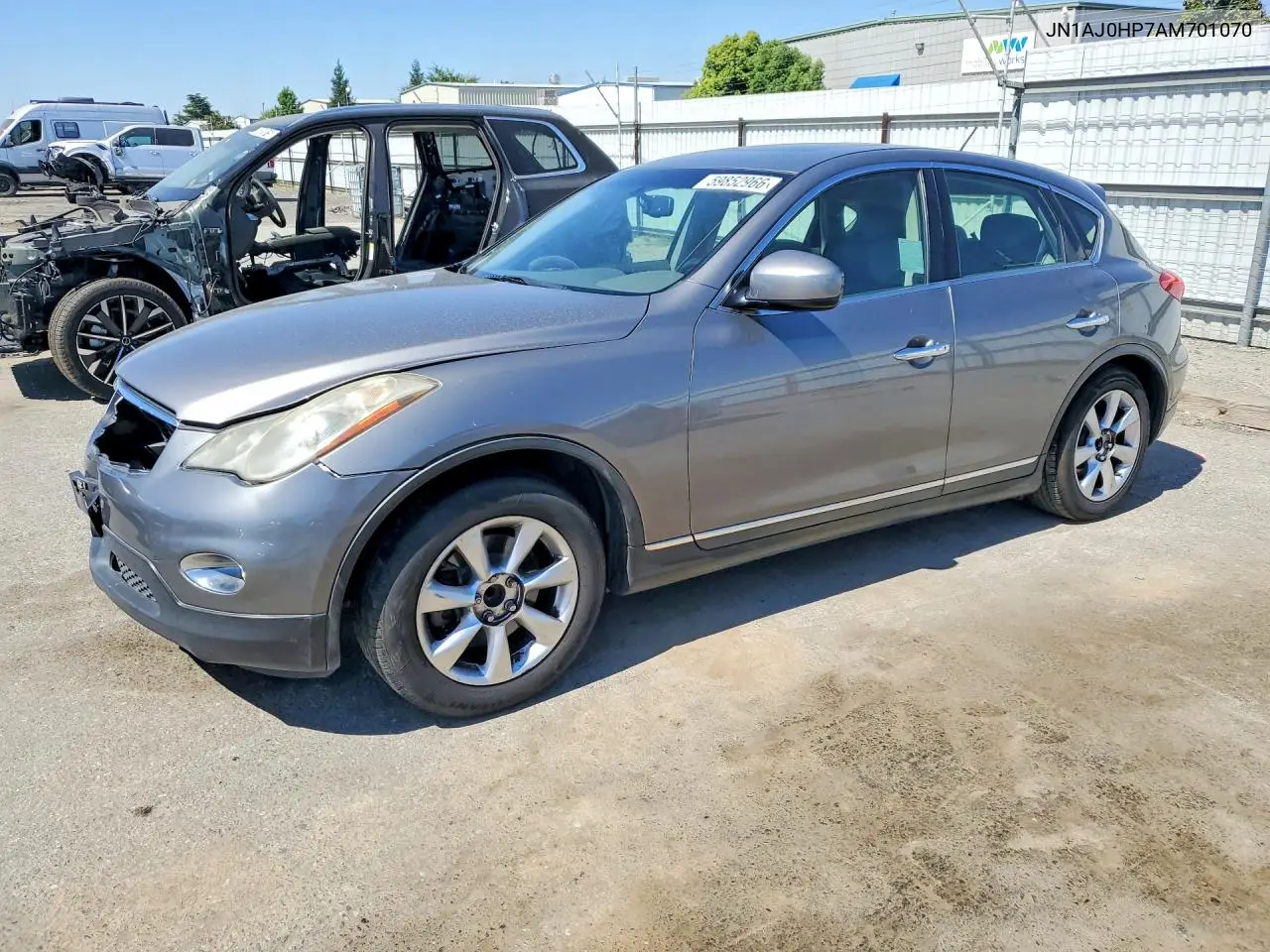 2010 Infiniti Ex35 Base VIN: JN1AJ0HP7AM701070 Lot: 59852966
