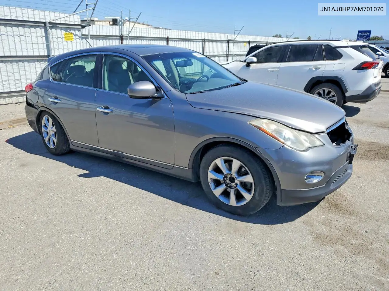 2010 Infiniti Ex35 Base VIN: JN1AJ0HP7AM701070 Lot: 59852966