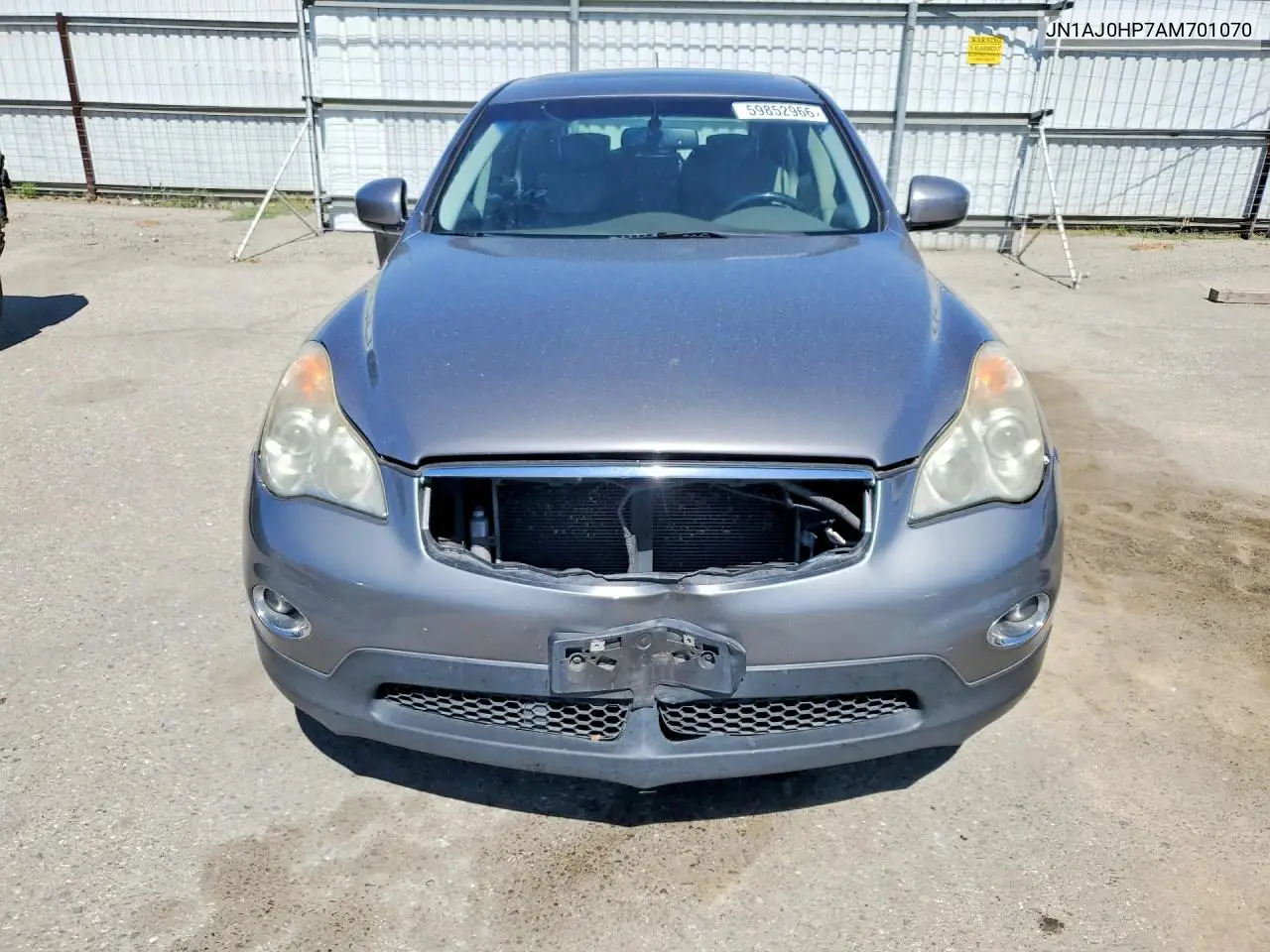 2010 Infiniti Ex35 Base VIN: JN1AJ0HP7AM701070 Lot: 59852966