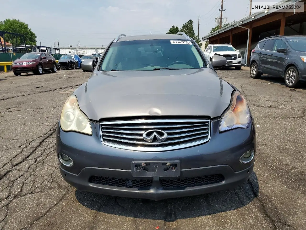 2010 Infiniti Ex35 Base VIN: JN1AJ0HR8AM755284 Lot: 59987256