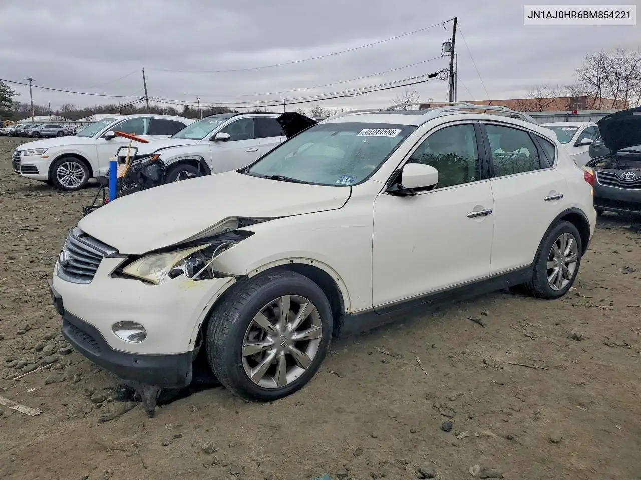 2011 Infiniti Ex35 Base VIN: JN1AJ0HR6BM854221 Lot: 45949586