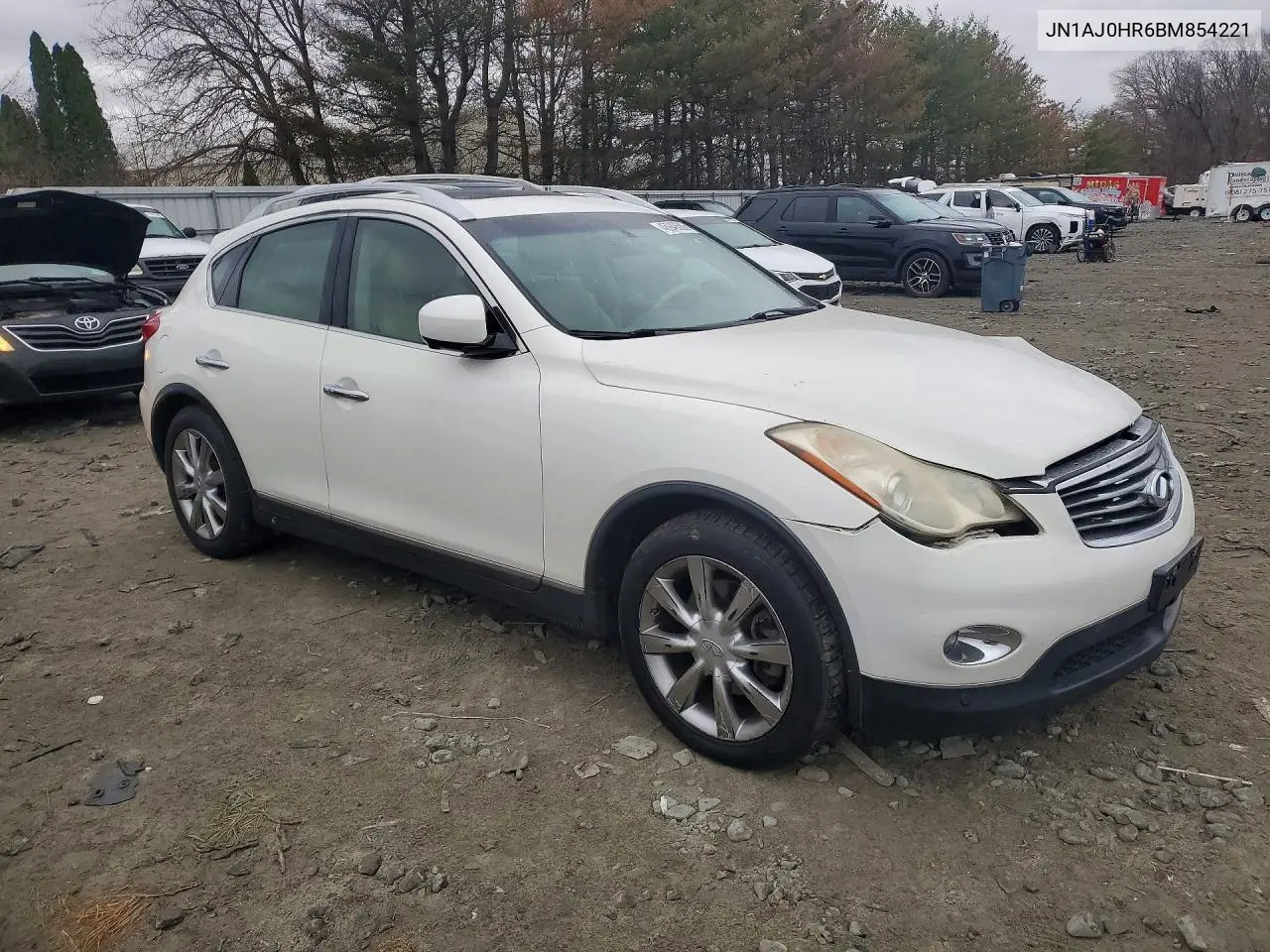 2011 Infiniti Ex35 Base VIN: JN1AJ0HR6BM854221 Lot: 45949586