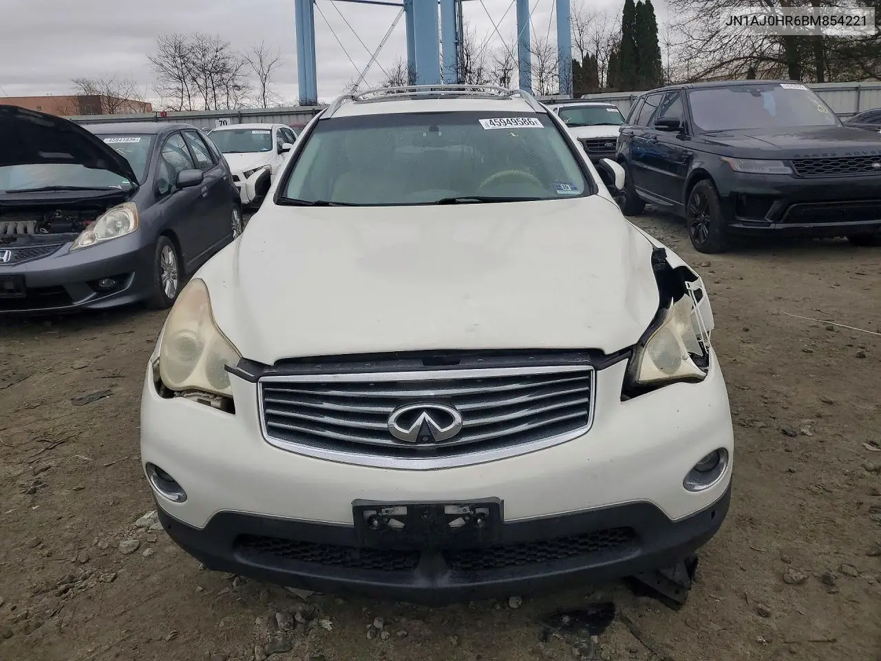 2011 Infiniti Ex35 Base VIN: JN1AJ0HR6BM854221 Lot: 45949586