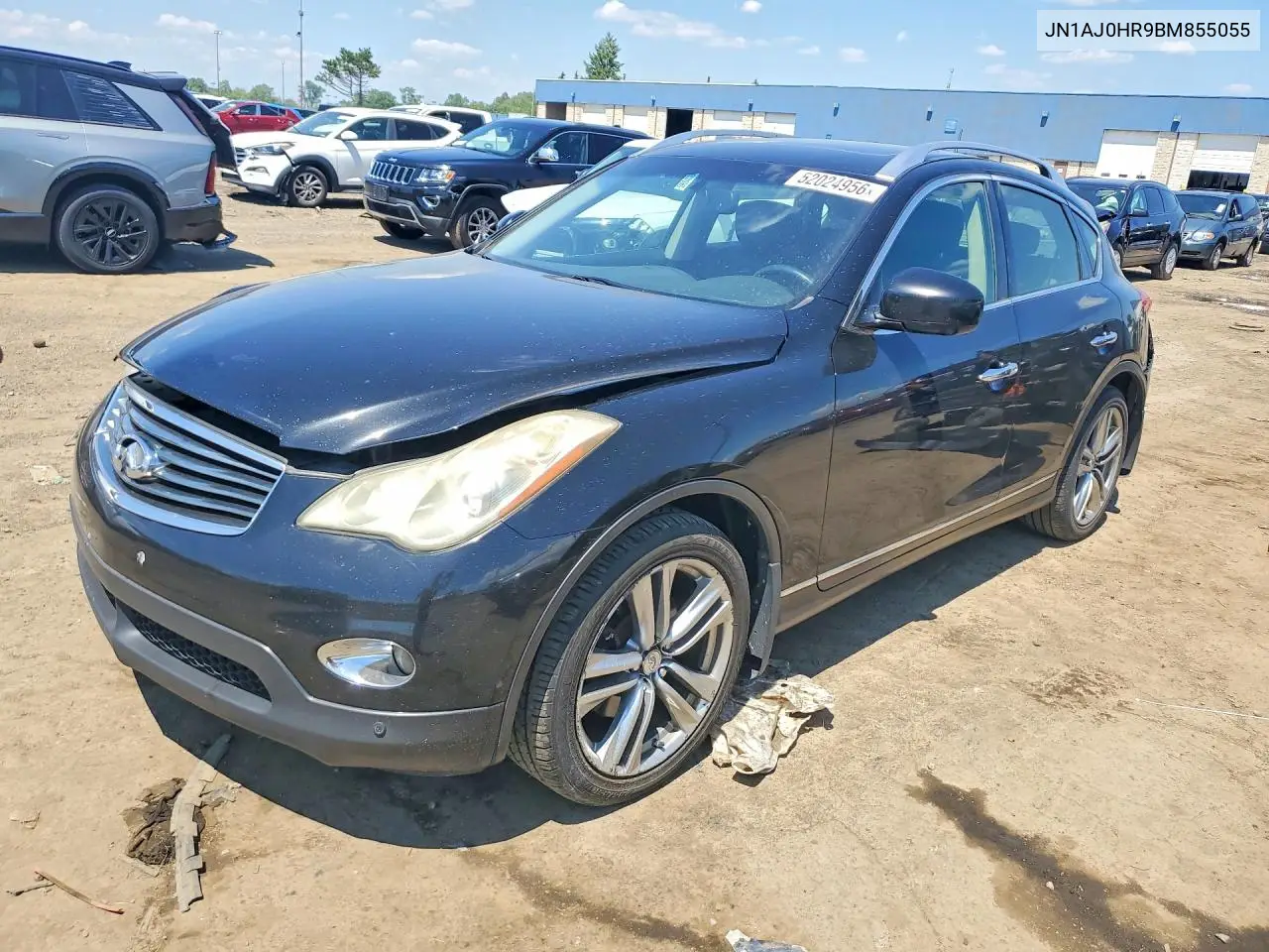 2011 Infi Ex35 VIN: JN1AJ0HR9BM855055 Lot: 52024956