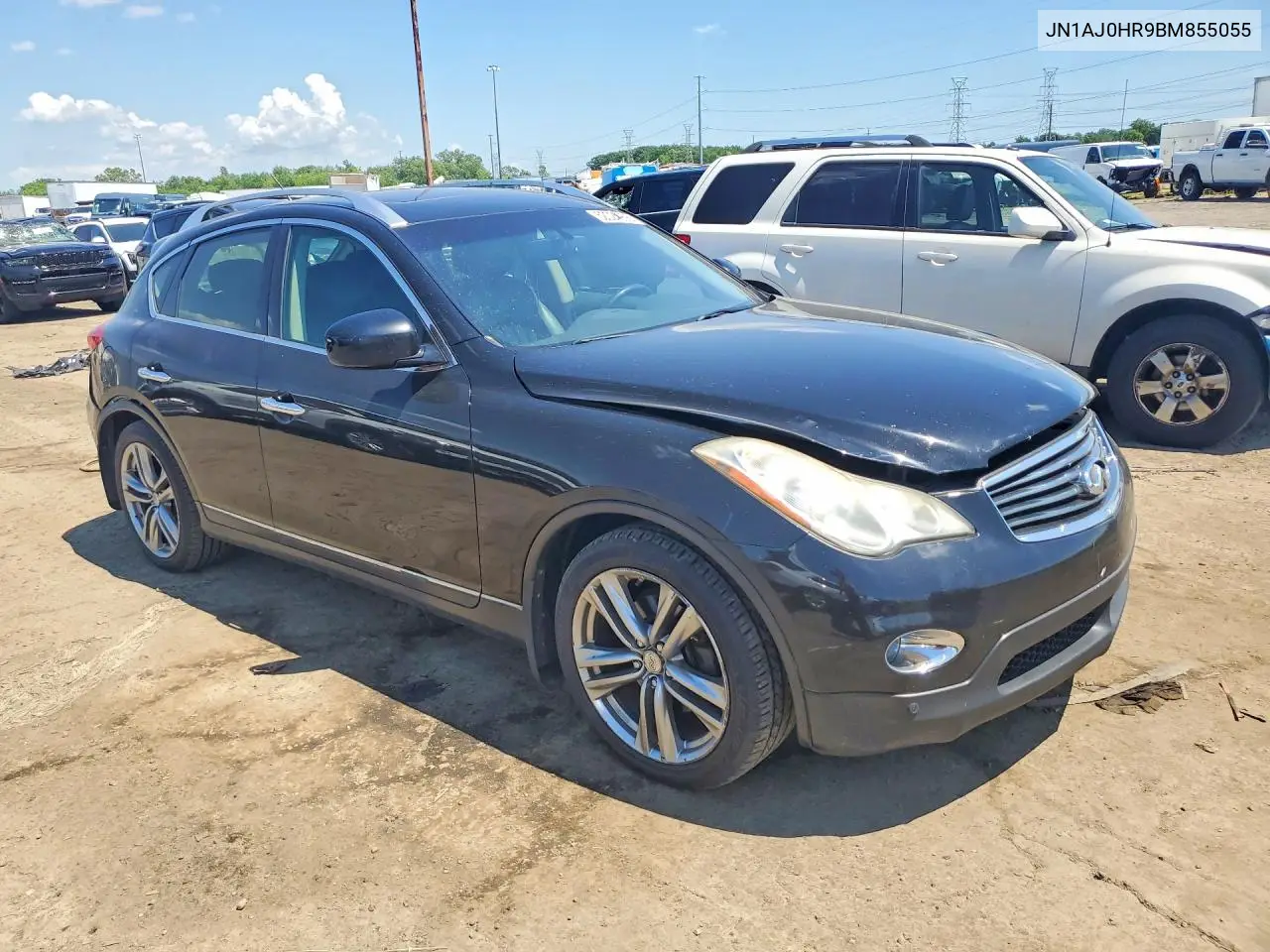 2011 Infi Ex35 VIN: JN1AJ0HR9BM855055 Lot: 52024956
