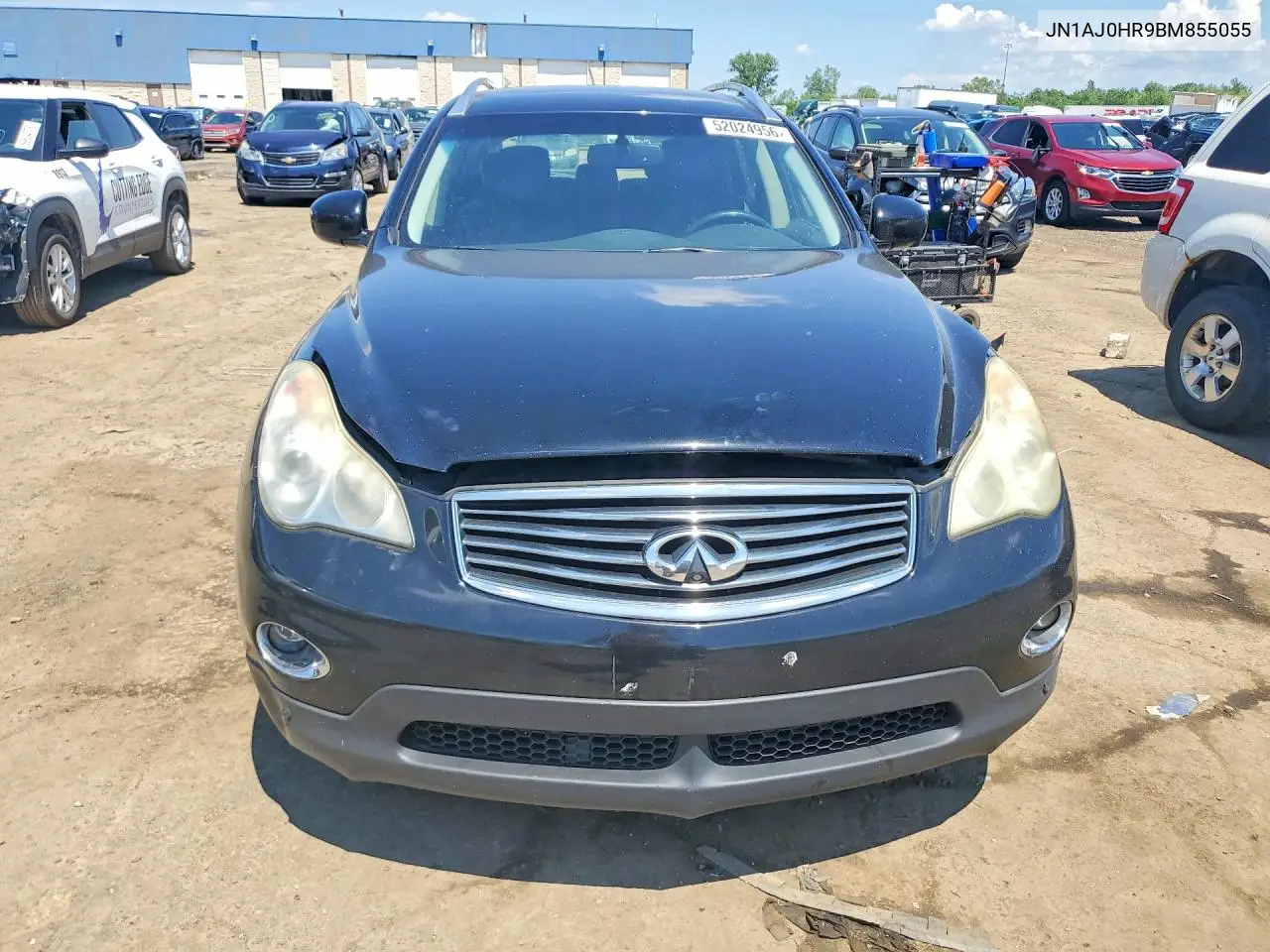 2011 Infi Ex35 VIN: JN1AJ0HR9BM855055 Lot: 52024956
