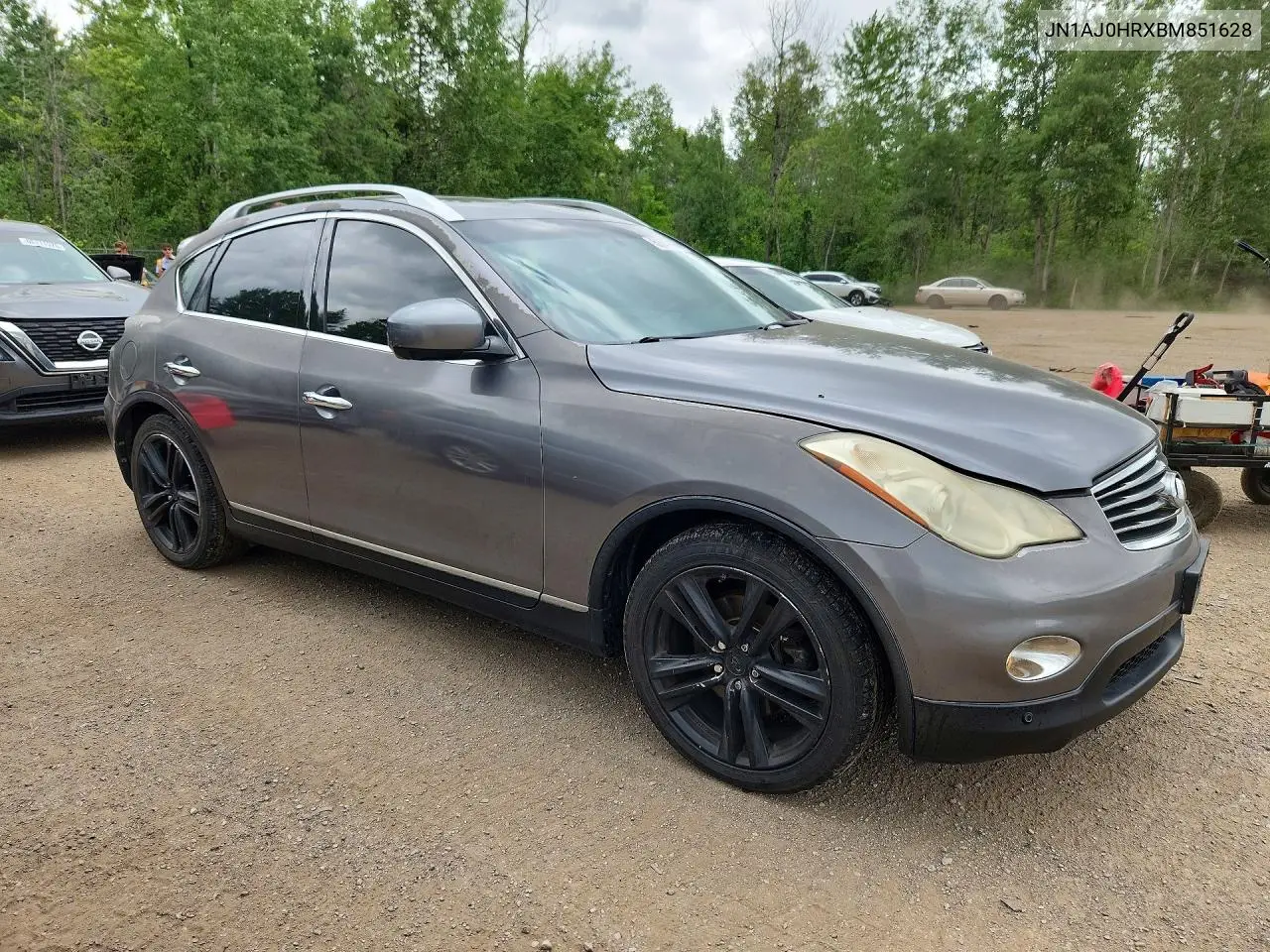 2011 Infiniti Ex35 Base VIN: JN1AJ0HRXBM851628 Lot: 59347426