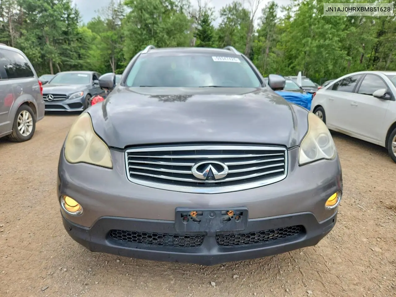 2011 Infiniti Ex35 Base VIN: JN1AJ0HRXBM851628 Lot: 59347426