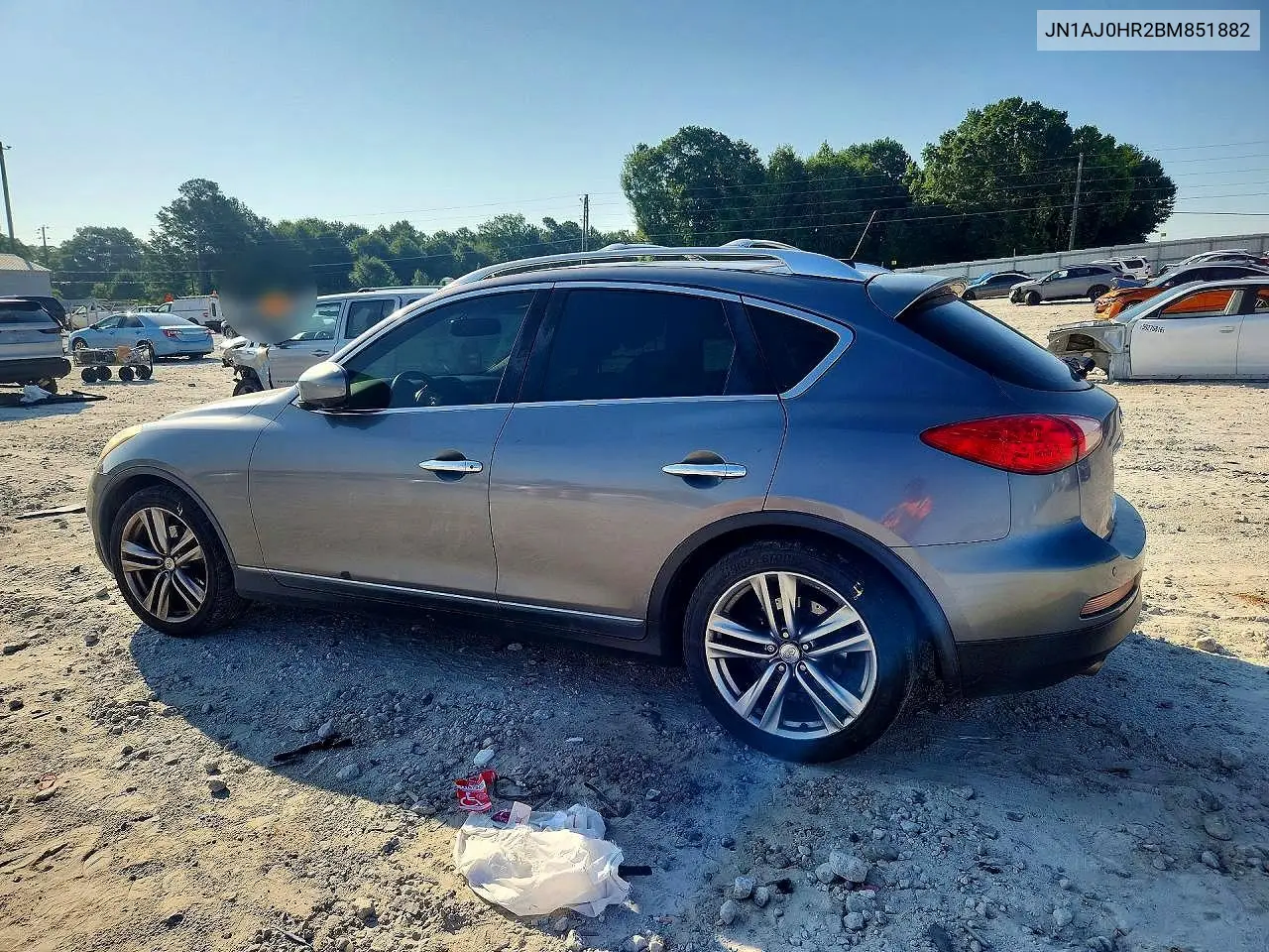 2011 Infiniti Ex35 Base VIN: JN1AJ0HR2BM851882 Lot: 60373966