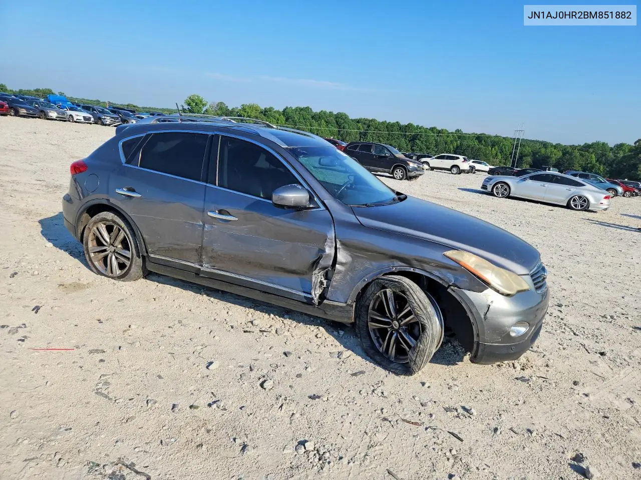 2011 Infiniti Ex35 Base VIN: JN1AJ0HR2BM851882 Lot: 60373966
