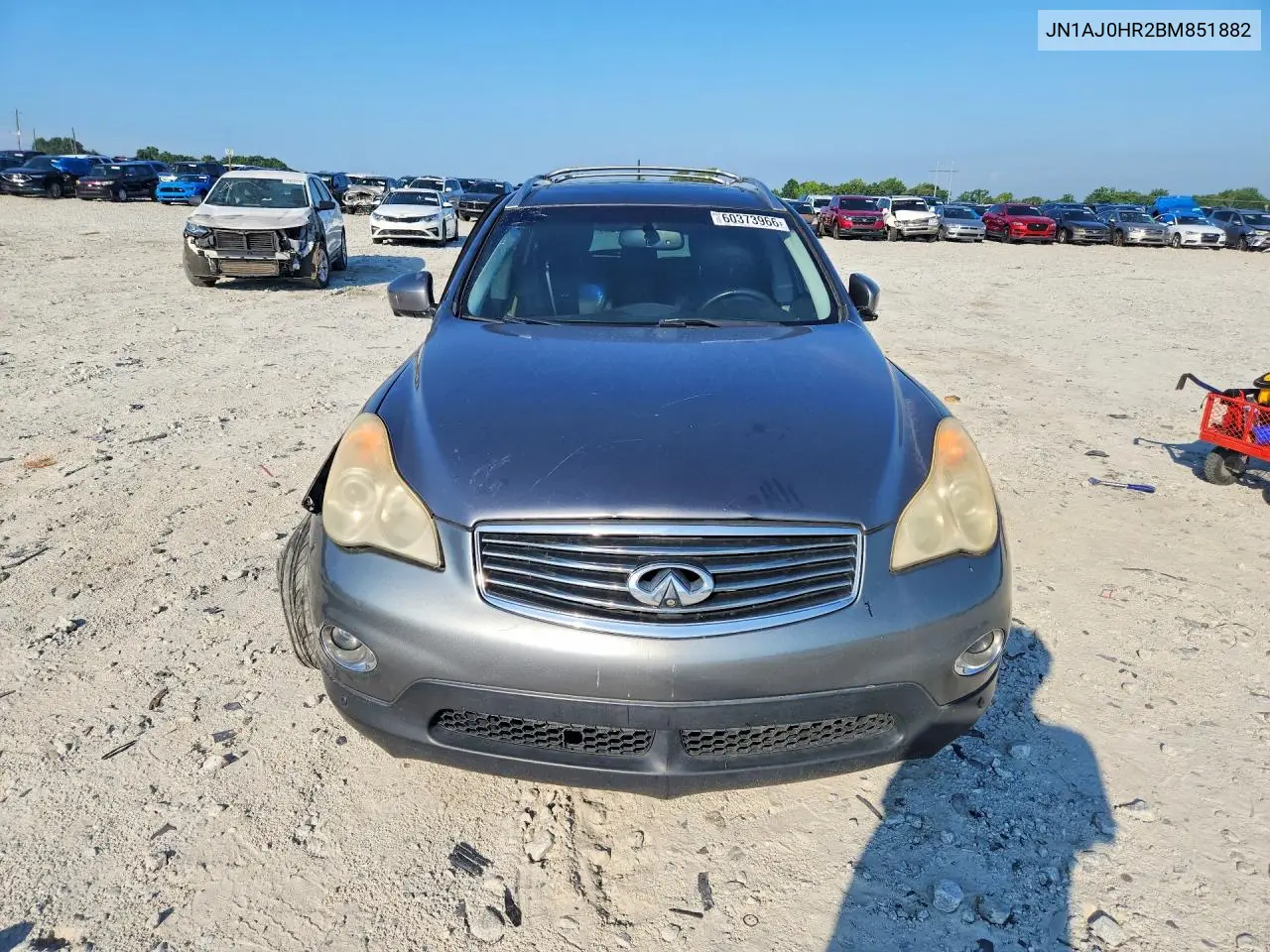 2011 Infiniti Ex35 Base VIN: JN1AJ0HR2BM851882 Lot: 60373966