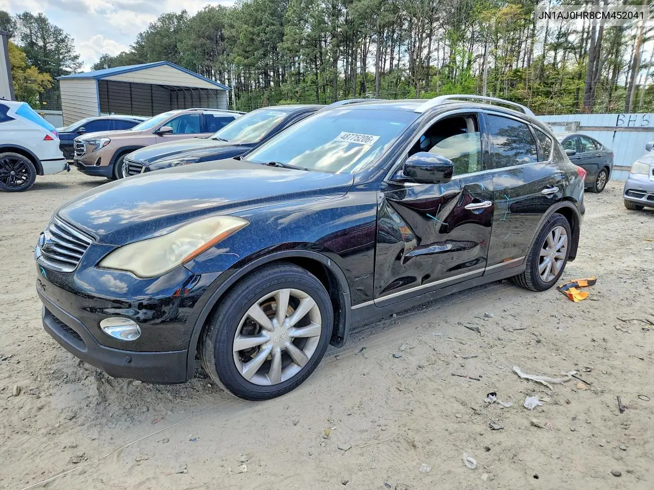 2012 Infiniti Ex35 Base VIN: JN1AJ0HR8CM452041 Lot: 48775206
