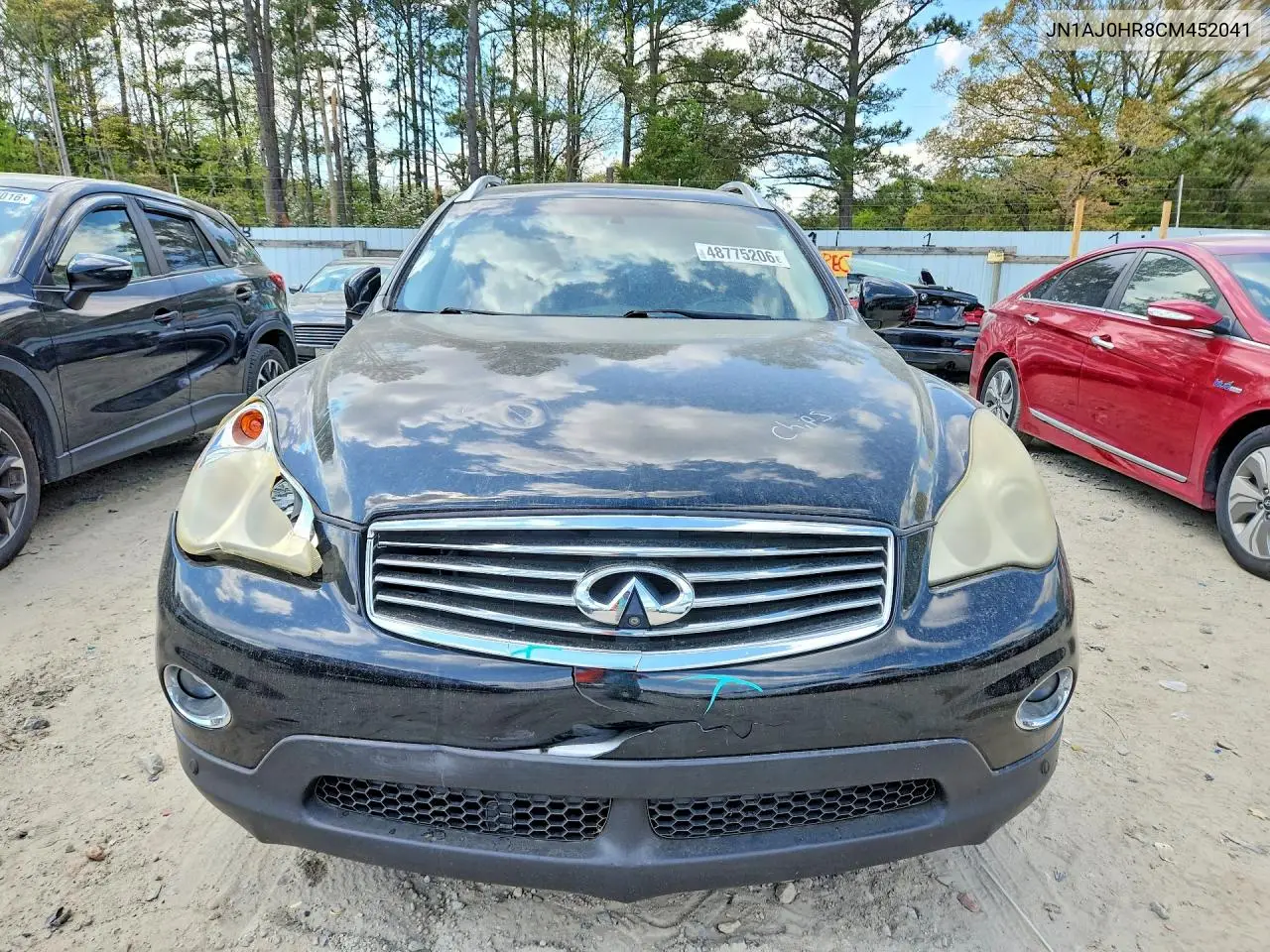 2012 Infiniti Ex35 Base VIN: JN1AJ0HR8CM452041 Lot: 48775206