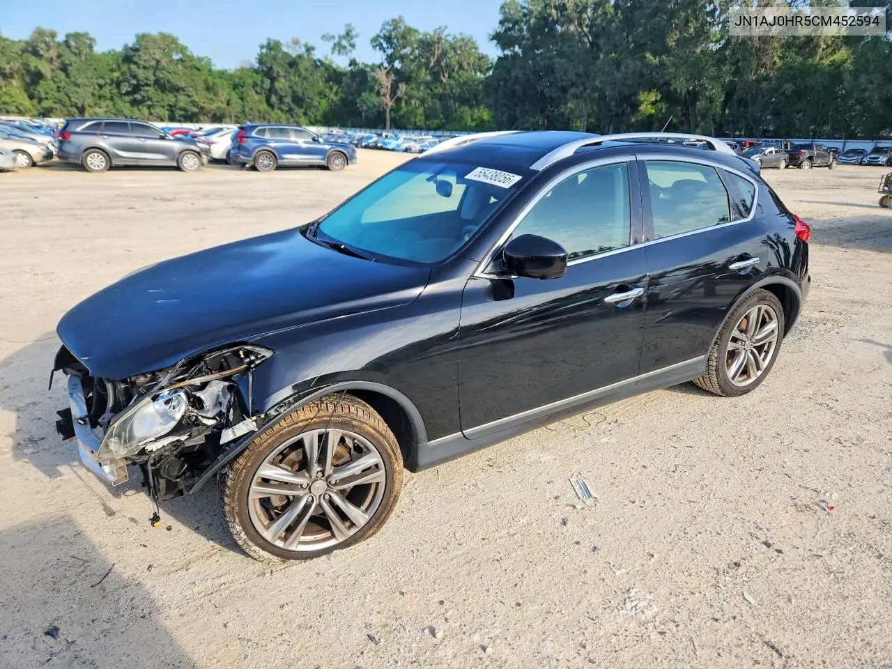 2012 Infiniti Ex35 Base VIN: JN1AJ0HR5CM452594 Lot: 55438056