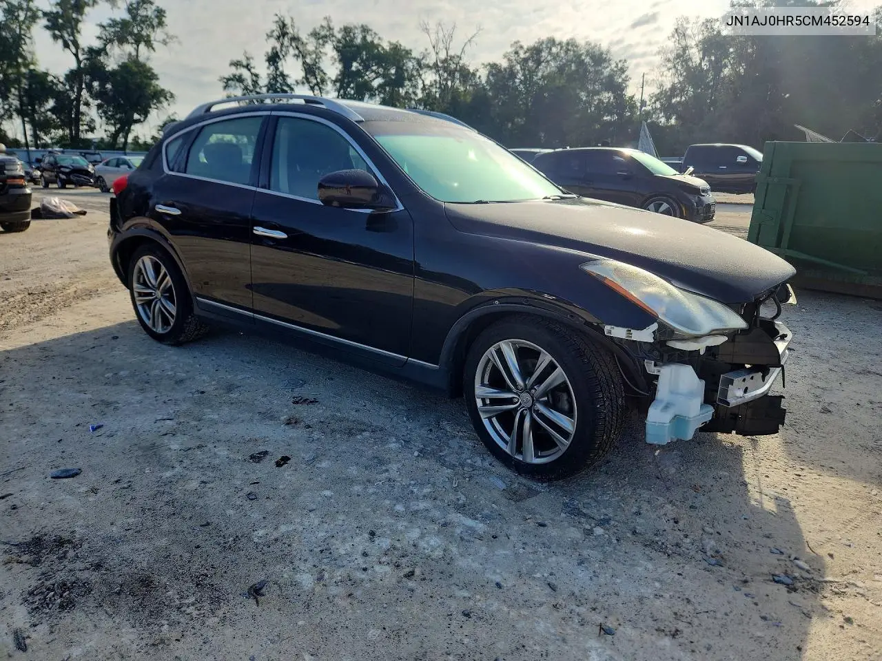 2012 Infiniti Ex35 Base VIN: JN1AJ0HR5CM452594 Lot: 55438056