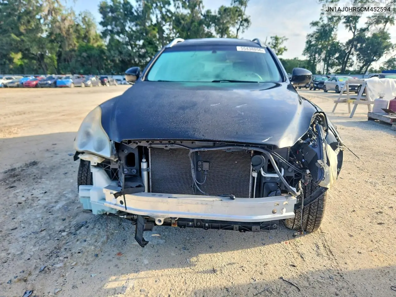2012 Infiniti Ex35 Base VIN: JN1AJ0HR5CM452594 Lot: 55438056