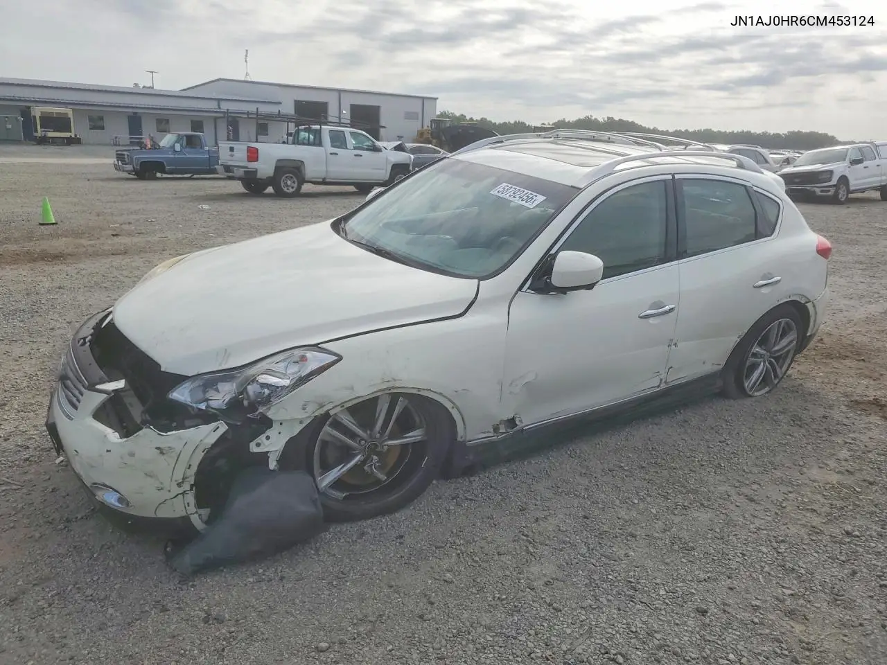 2012 Infiniti Ex35 Base VIN: JN1AJ0HR6CM453124 Lot: 58792456