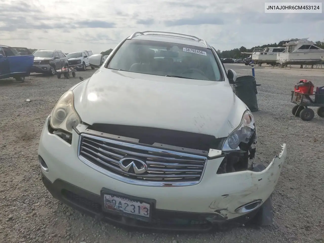 2012 Infiniti Ex35 Base VIN: JN1AJ0HR6CM453124 Lot: 58792456