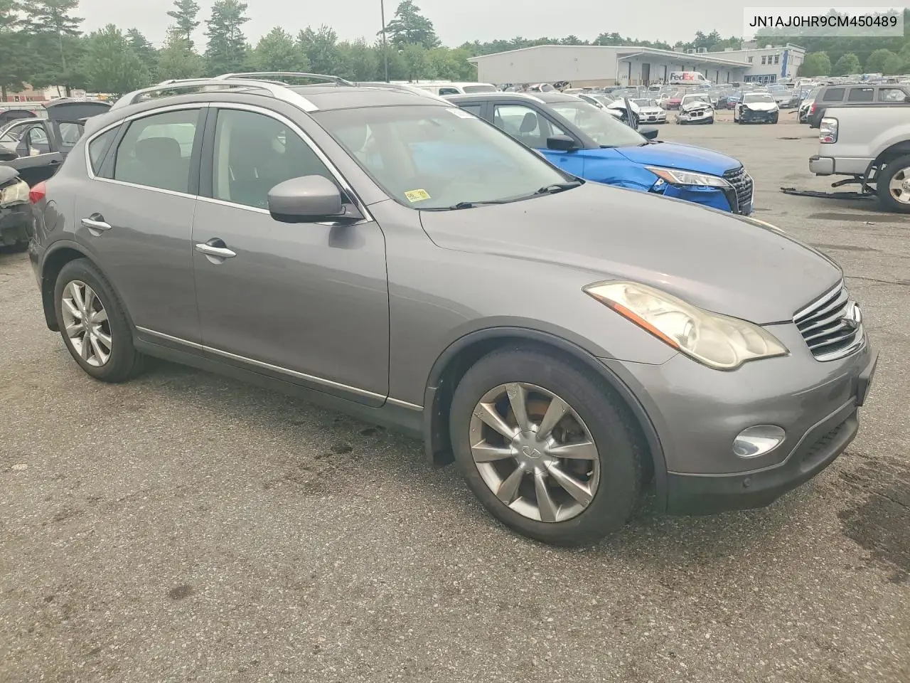 2012 Infiniti Ex35 Base VIN: JN1AJ0HR9CM450489 Lot: 60836326