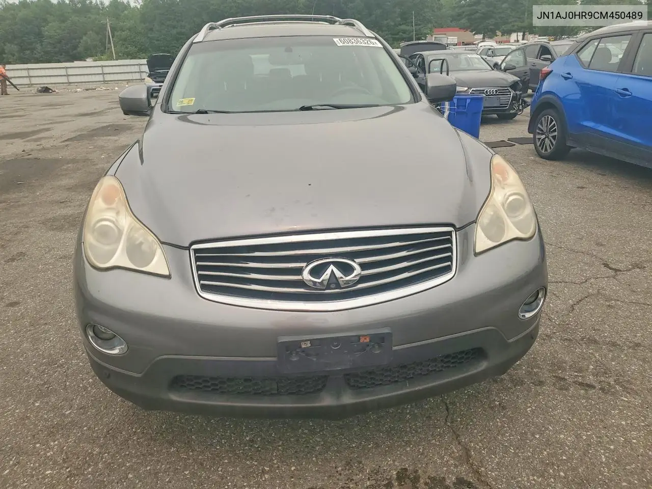 2012 Infiniti Ex35 Base VIN: JN1AJ0HR9CM450489 Lot: 60836326