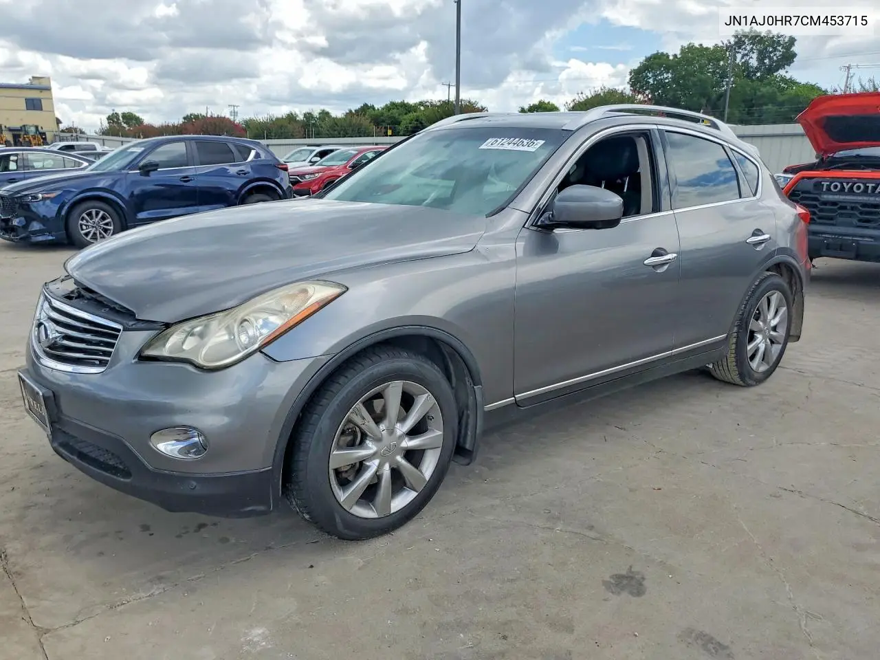 2012 Infiniti Ex35 Base VIN: JN1AJ0HR7CM453715 Lot: 61244636