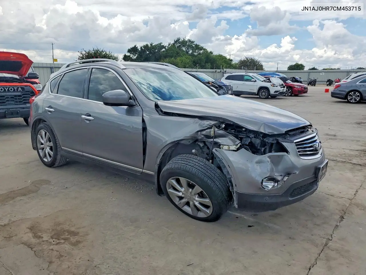 2012 Infiniti Ex35 Base VIN: JN1AJ0HR7CM453715 Lot: 61244636