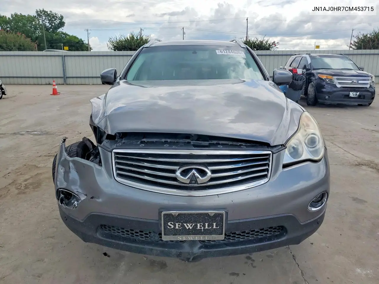 2012 Infiniti Ex35 Base VIN: JN1AJ0HR7CM453715 Lot: 61244636