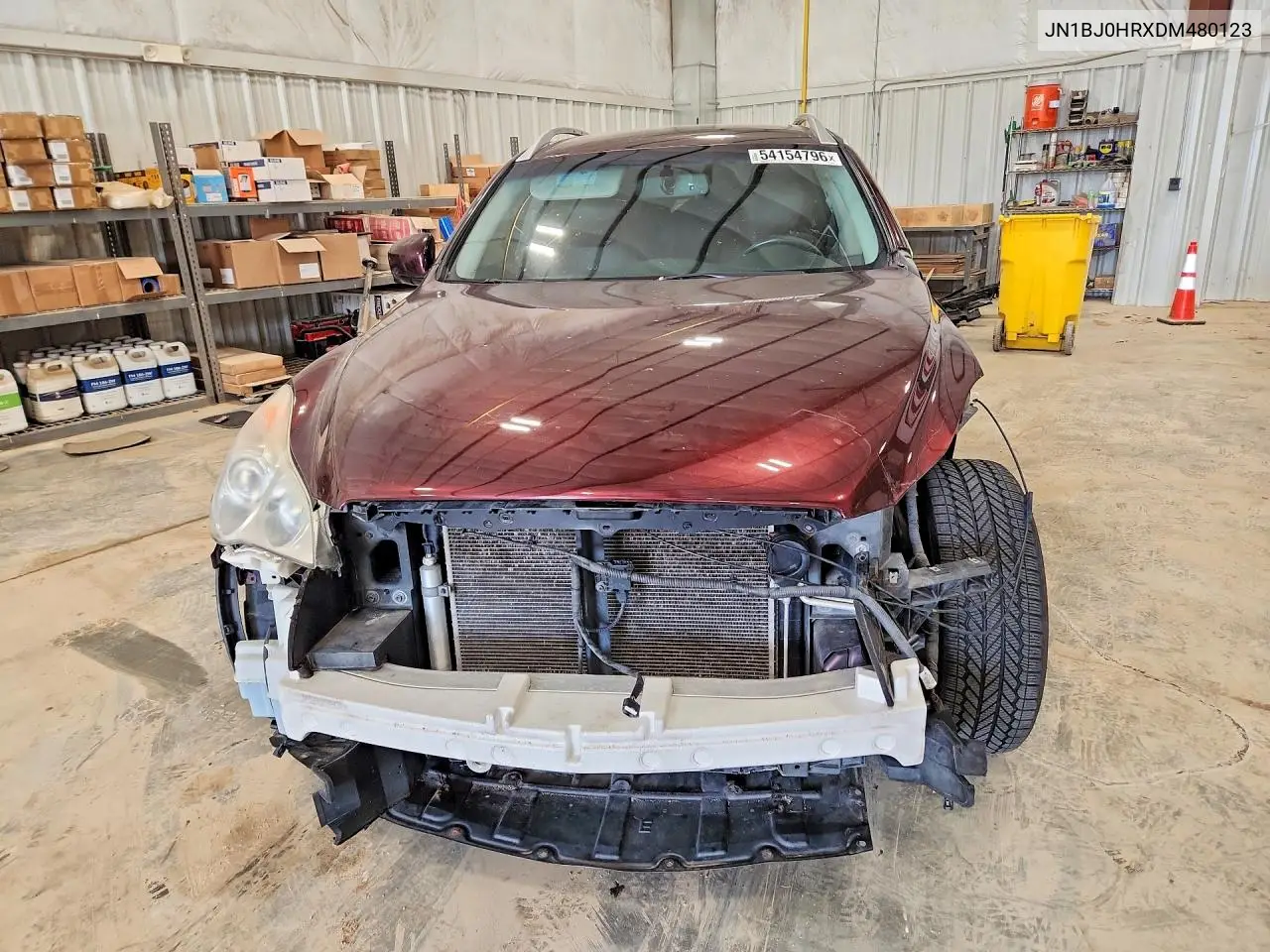 2013 Infiniti Ex37 Base VIN: JN1BJ0HRXDM480123 Lot: 54154796