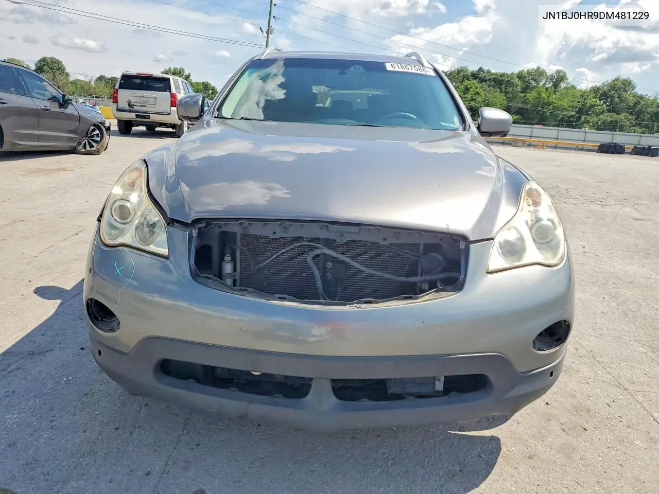 2013 Infiniti Ex37 Base VIN: JN1BJ0HR9DM481229 Lot: 61867586