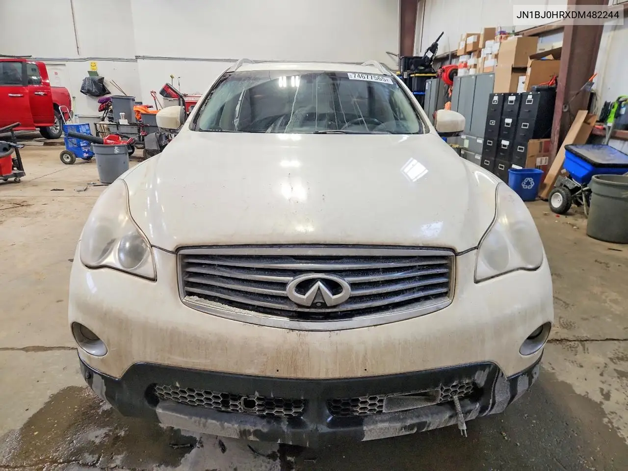 2013 Infiniti Ex37 Base VIN: JN1BJ0HRXDM482244 Lot: 74677565
