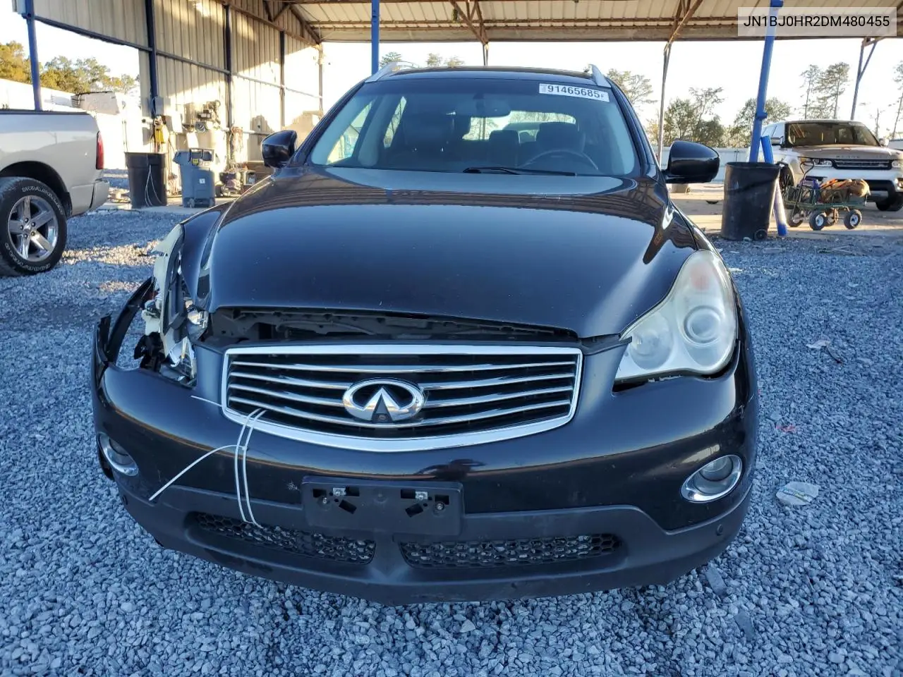 2013 Infiniti Ex37 Base VIN: JN1BJ0HR2DM480455 Lot: 91465685