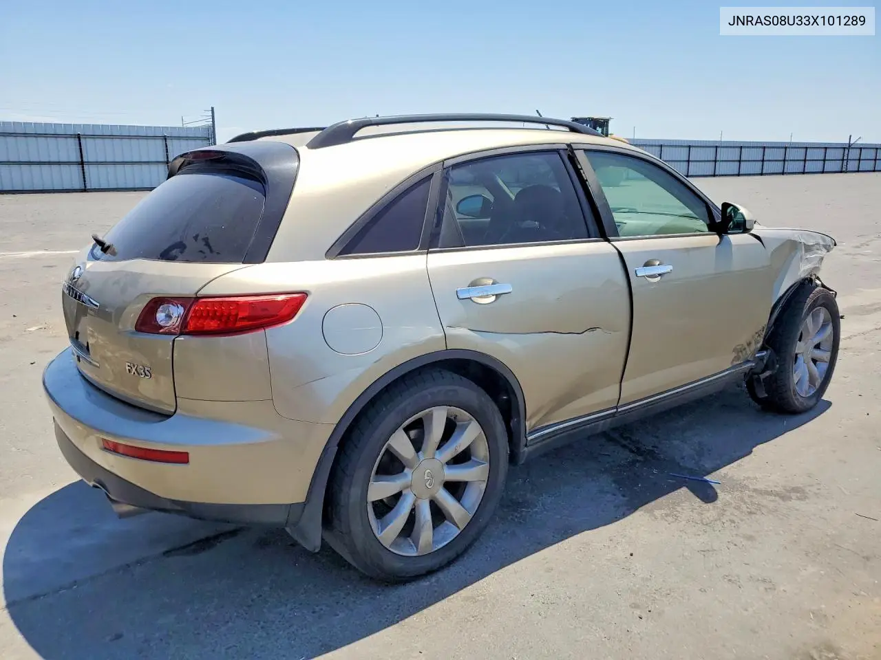 2003 Infiniti Fx35 Base VIN: JNRAS08U33X101289 Lot: 53248466