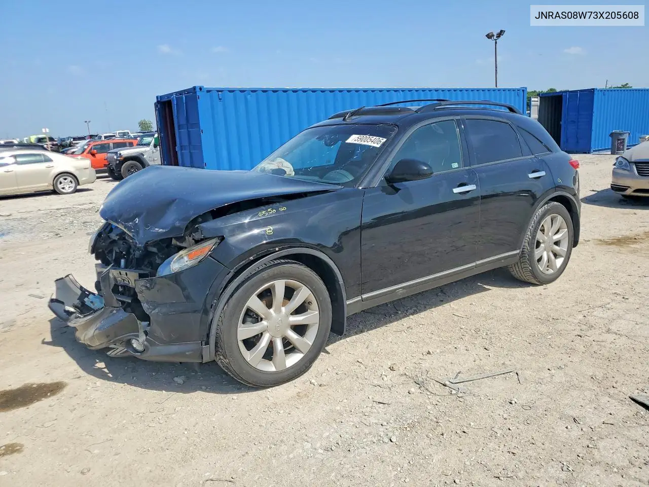 2003 Infiniti Fx35 Base VIN: JNRAS08W73X205608 Lot: 59005406
