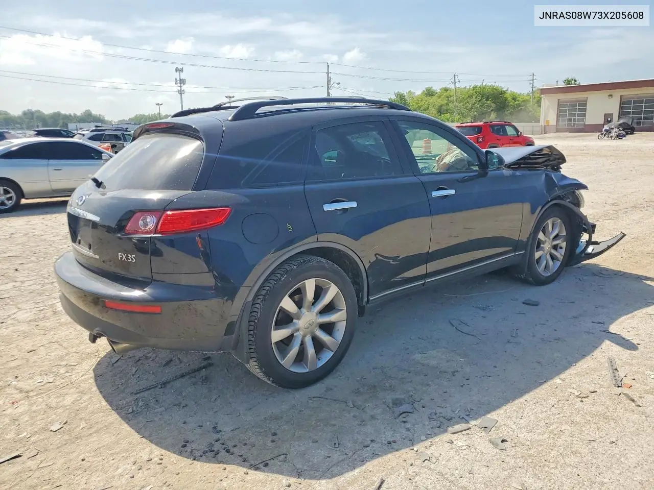 2003 Infiniti Fx35 Base VIN: JNRAS08W73X205608 Lot: 59005406