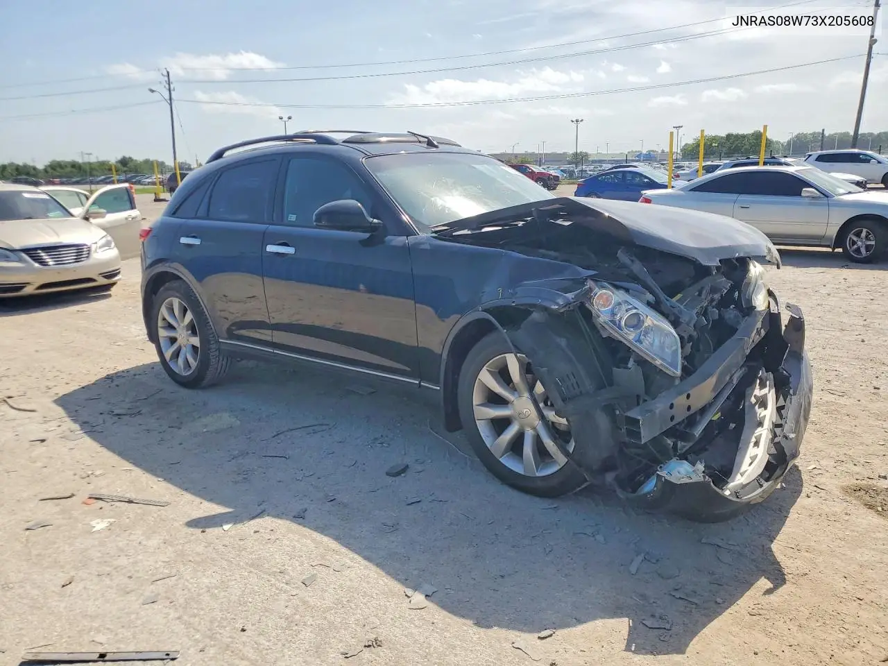 2003 Infiniti Fx35 Base VIN: JNRAS08W73X205608 Lot: 59005406